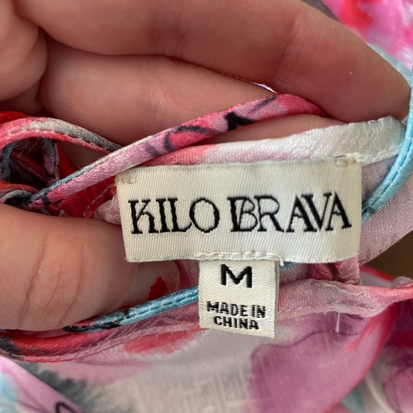 Kilo Brava | Silky Slit Dress - Picture 6 of 8